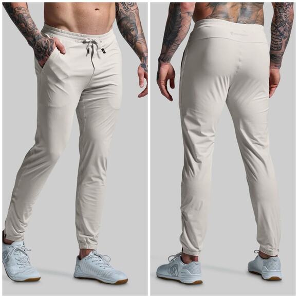 Born Primative Performance Jogger Oatmeal large NEW - Picture 1 of 13